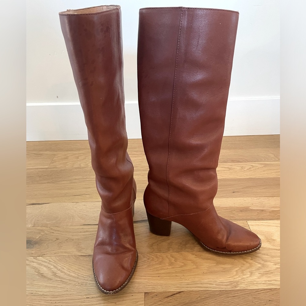 Madewell Leather knee high boots, Sz 7.5